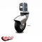 Service Caster 3'' Bright Chrome Neoprene Rubber Caster Corner Mount Bracket SCC-GR03S310-NPRB-BC-71678-CB90 - alternate 2